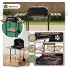 GRILL WĘGLOWY NA KÓŁKACH Z PÓŁKAMI KINGHOFF KH-2034